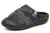 Mozu Camouflage Size Down Shoes with Cold Weather Protection and Soles Men's Clogs, M, Water-Repellent Non-Slip