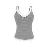 Lace Patchwork V-neck Slim Camisole - Sexy American Spicy Girl Style 2026