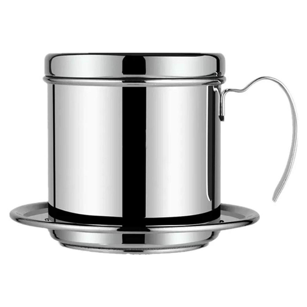 Steel Filter Vietnamese Coffee Pot With Handle Coffee Drip Filter  Pour Over Coffee