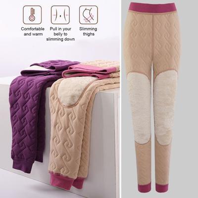 Thermo-Leggings für den Winter, elastisch, hohe Taille, verdicktes Samtfutter, schmale Passform, warme Fleecehose