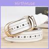 Ladies Genuine Leather Belt With Alloy Pin Buckle For Casual Wear And Gift