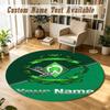 Round Rug Custom NameWerder Bremen FC Pattern Non Slip Carpet Home Floor Decor