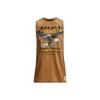 Project Eagle Logo Print Training Tank Top Men Tops Antique-Brown 1369609-277