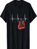 Boxing Gloves Heartbeat EKG Pulse MMA Boxing Kickboxing T-Shirt