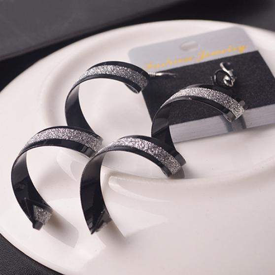 Twist Spiral Eardrops Long Drop Women Retro Style Fashion Dangle Hook Earrings