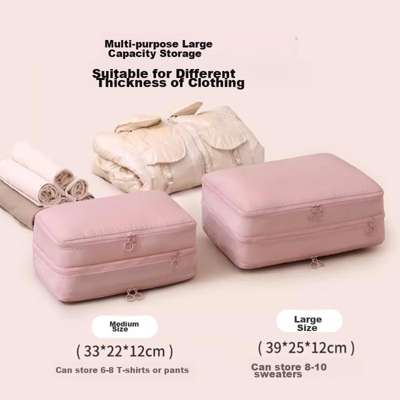 Banzheni Travel Toiletry Bag Storage Bag, Down Jacket Compression Bag, Handheld Underwear And Clothes Organizer, Home Cotton Quilt Storage Bag