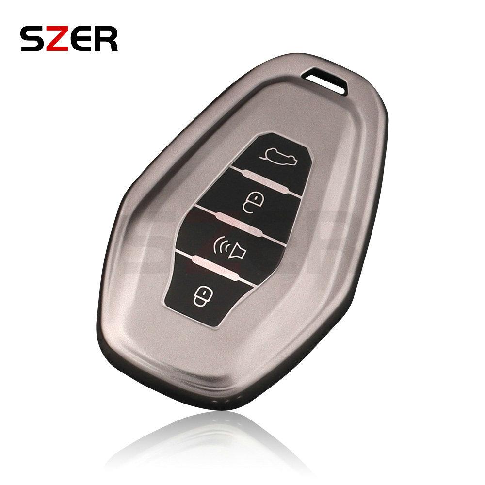 Fashion Tpu Car Key Cover Case Auto Keychain Protector Key Ring For Chery Jetour X70 X70Plus X70M X90Plus X95Pro Accessaries