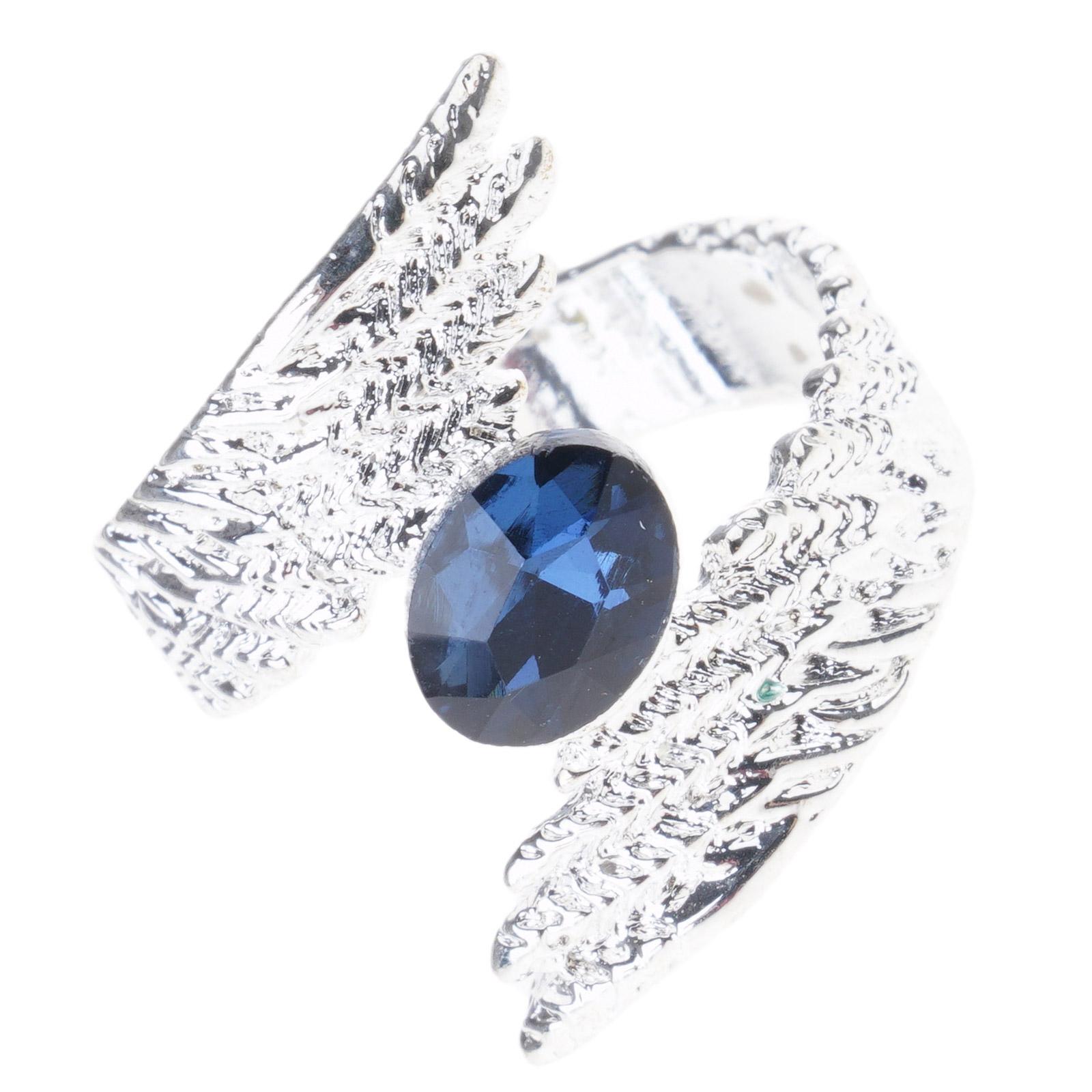 

Openable Finger Rings Geometric Angel Wing Adjustable Opening Rings Eye Catching Finger Jewelry Suitable for Daily Wear 1