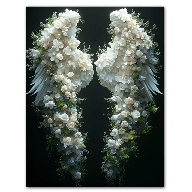 DIY Diamond Painting Cross Stitch Kit Angel Wings Rose Butterfly Full Square Diamond Mosaic New Collection 2024 Home Decor Gift