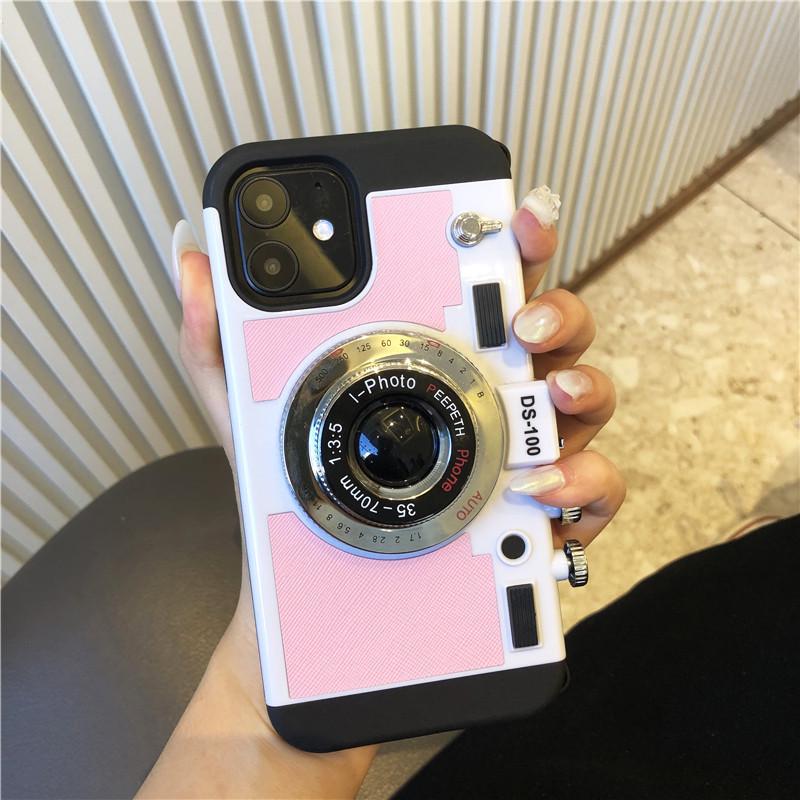 Retro Creative Camera Phone Case: Compatible with iPhone 14/13/12/11, PROMAX, XR - Drop-Proof Protection