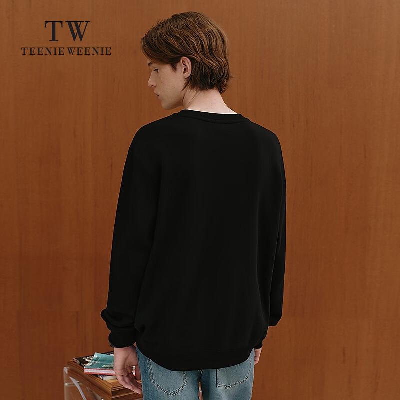 Teenie Weenie Men's Relaxed Fit Bear Graphic Round Neck T-Shirt