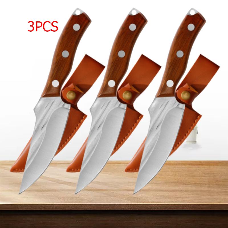 Stainless Steel Boning Cleaver Kitchen Chef Professional Multi-function Knives Sharp Household Fruit Knife Meat Fish Cutting
