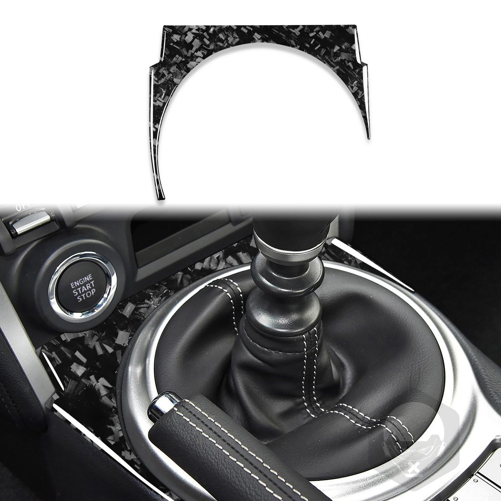 Carbon Fiber Gear Shift Knob Lever Panel Trim for Toyota  86 2017-