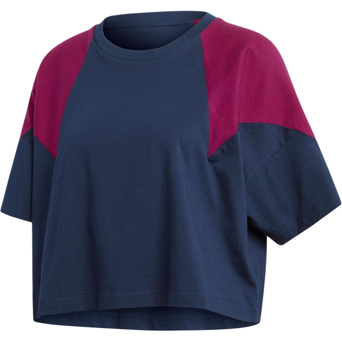 

Adidas Originals Casual Sports Short Sleeve T-Shirt Women T-Shirts Blue Purple GD2393 S