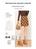 2025 Cozy Wool A-line Skirt: Thick, Warm, Drapey, Comfortable with Slit & Hip-hugging Fit for Autumn/Winter