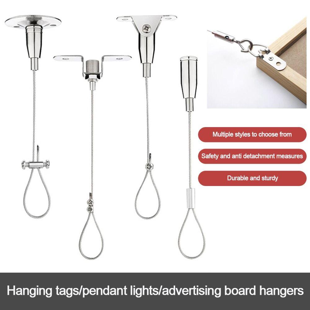 High Quality Stainless Steel Wire Rope Adjustable With Locking Suspension Lanyard Hanging Rope