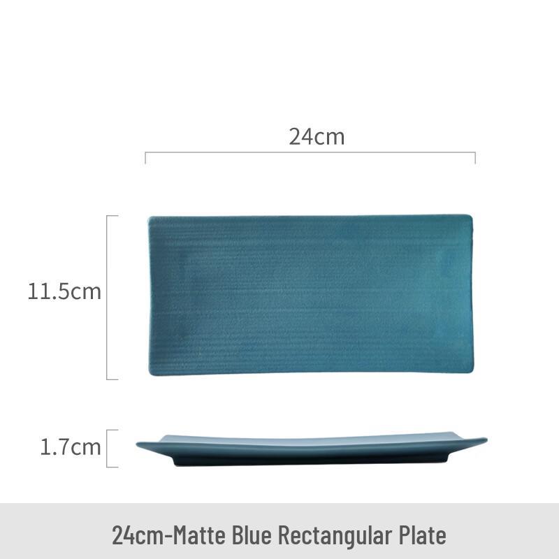 Japanese Style Rectangular Ceramic Serving Platter