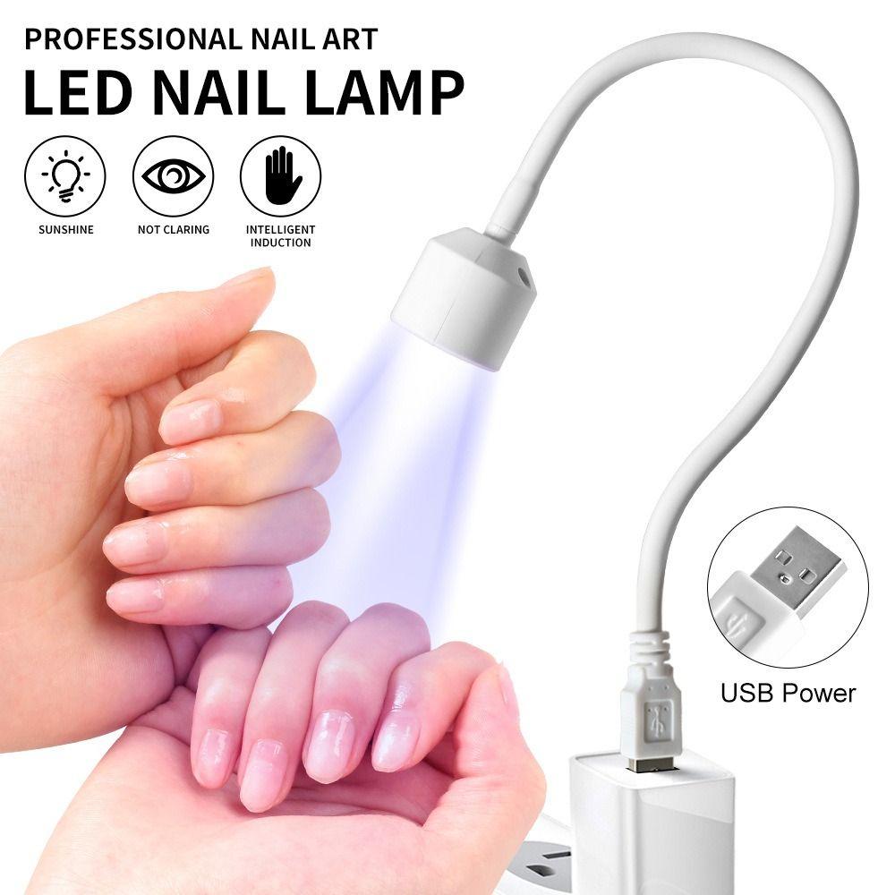 Quick Dry UV LED Nail Lamp USB Powered Curing Lights Portable Gel Polish Dryer Nail DIY