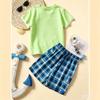 Boys' 2-Piece T-Shirt and Shorts Set Summer Casual Outfit for Daily Wear