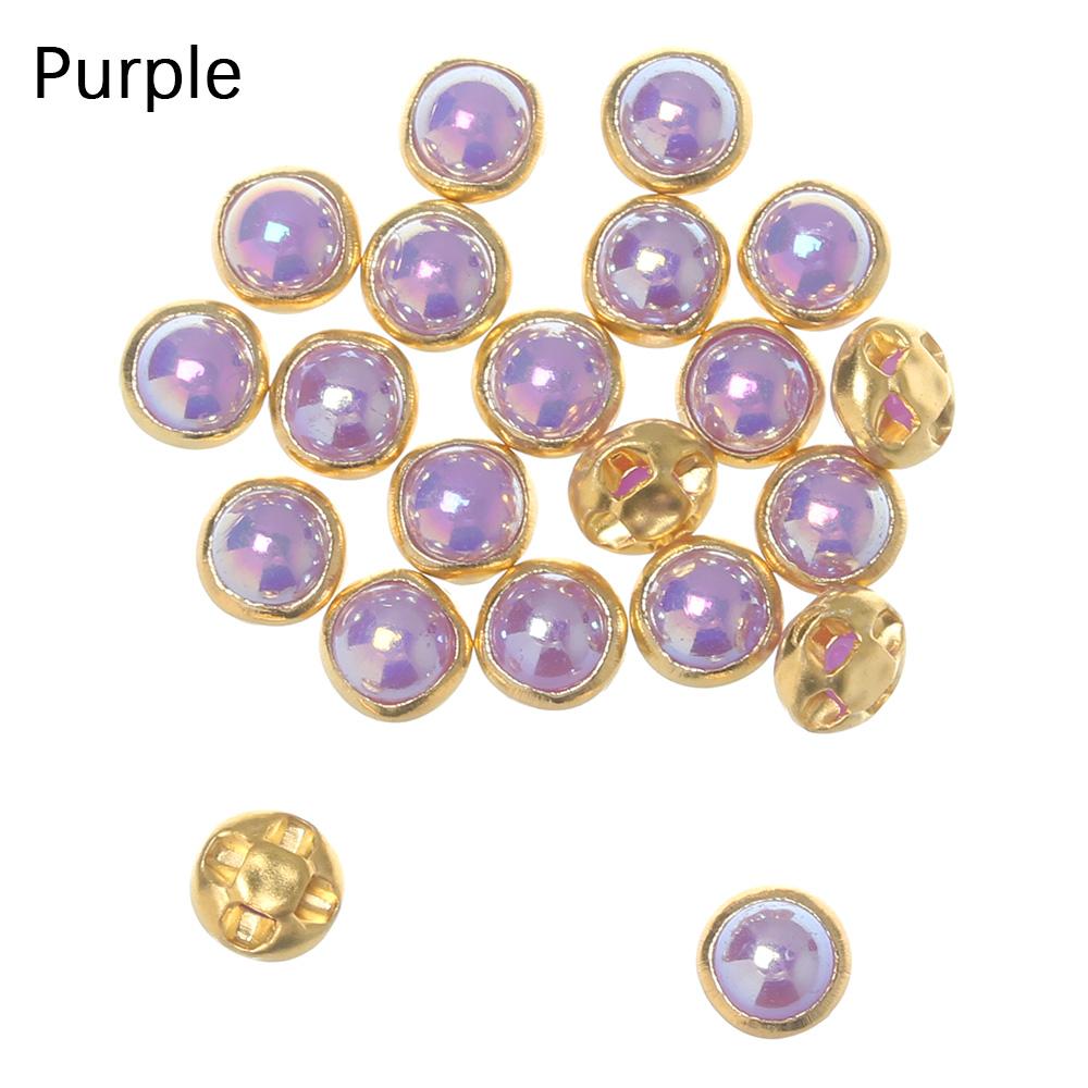 20Pcs 4mm Mini Doll Buttons Ultra-small Pearl Buckle Doll Bags Shoes Craft Buckle DIY 1/6 Doll Clothing Buckles Accessories