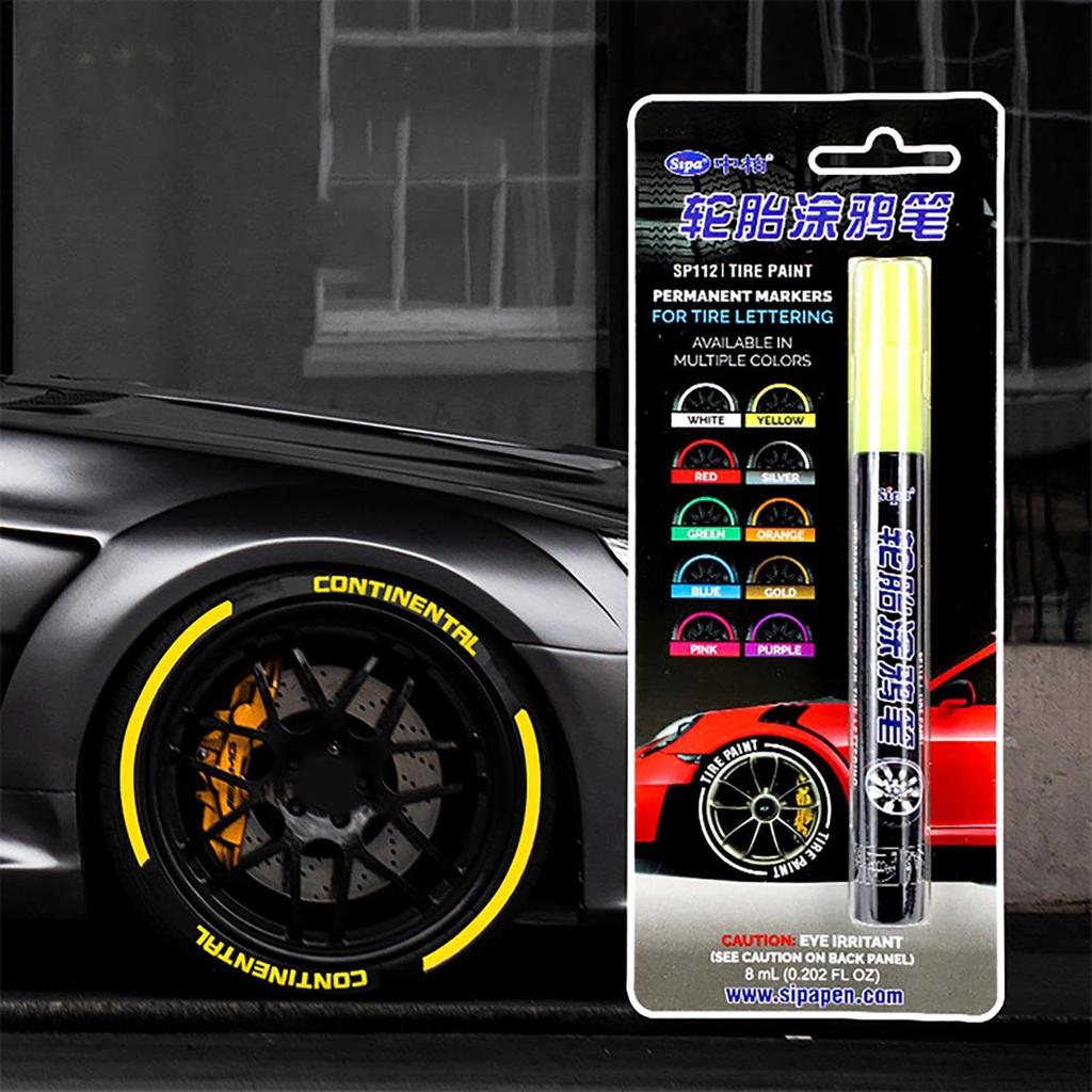 Tire Pen, Waterproof Tire Marker, Car Tire Pen Pen White Tire Design