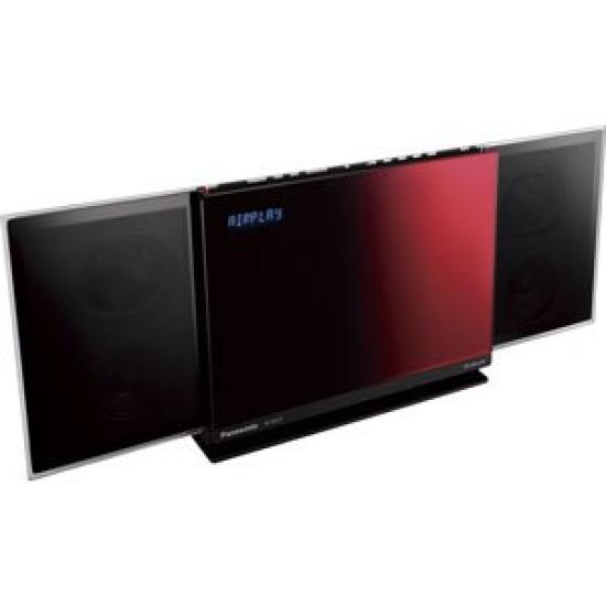 

Компактная стереосистема Panasonic, красная D-dock SC-HC57-R