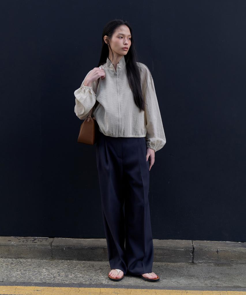 Yulago Jules Two-Tuck Wide Slacks