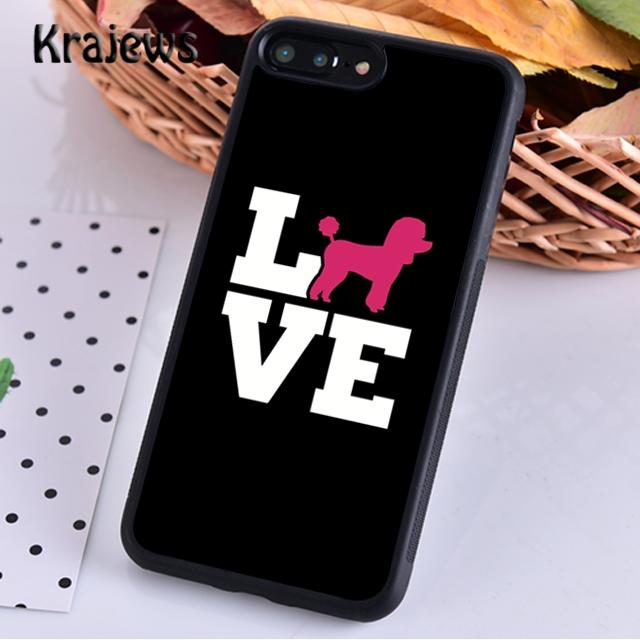 

Keep calm and love Poodles Phone Case Cover For iPhone 17 Air 16 15 14 plus 11 12 13 pro max coque Shell Fundas iPhone 13