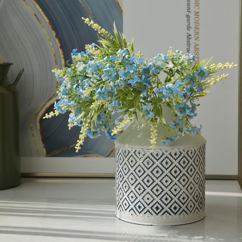 

1 шт. домашний декор искусственные растения шелковые сиреневые искусственные цветы букет цветочная композиция DIY