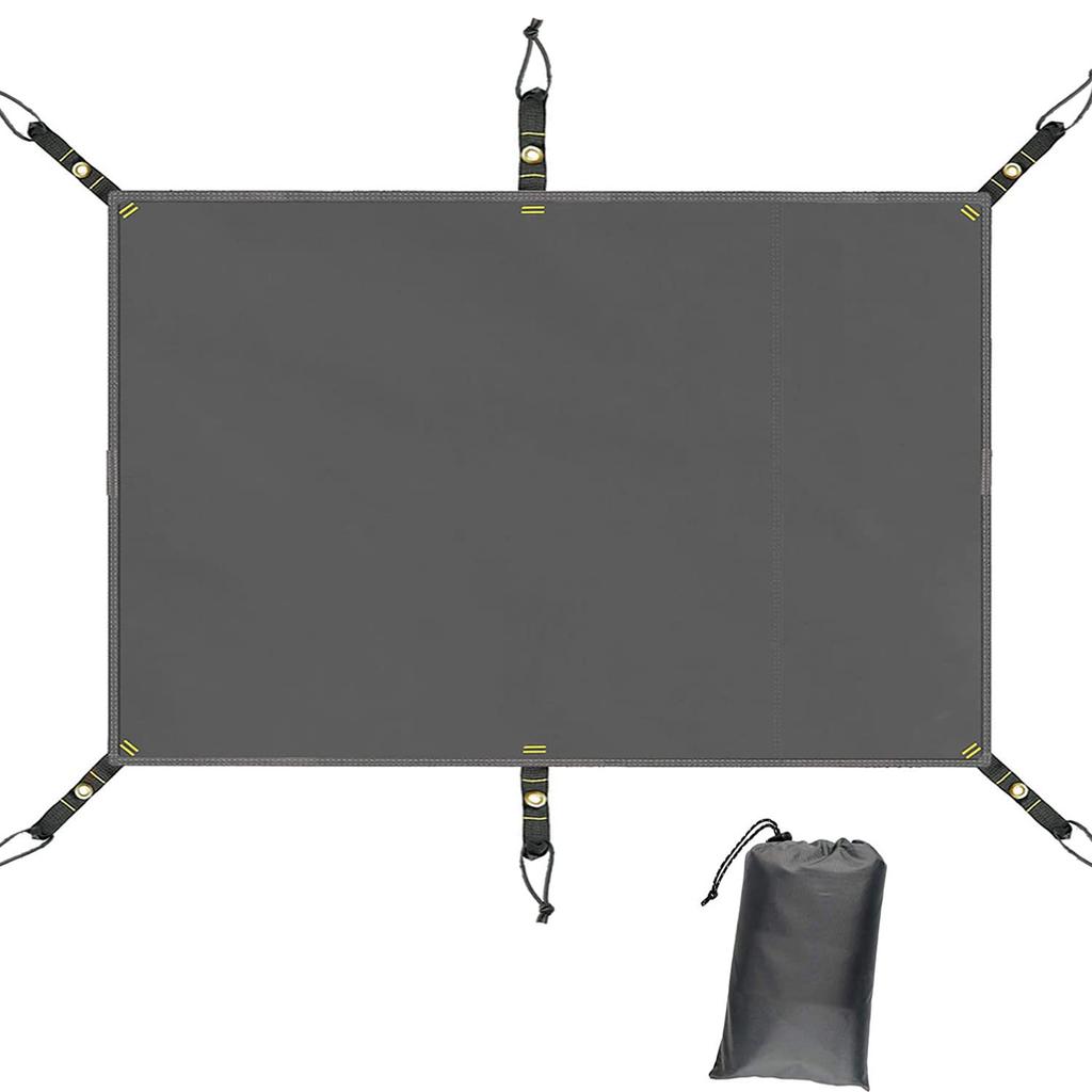 Plachta Farfly, Vodotěsná, Odolnost vůči tlaku vody 3000 mm, Přízemní plachta, Silná, Venkovní, Camping, Horolezectví, Dodává se s oky, Snadná manipulace