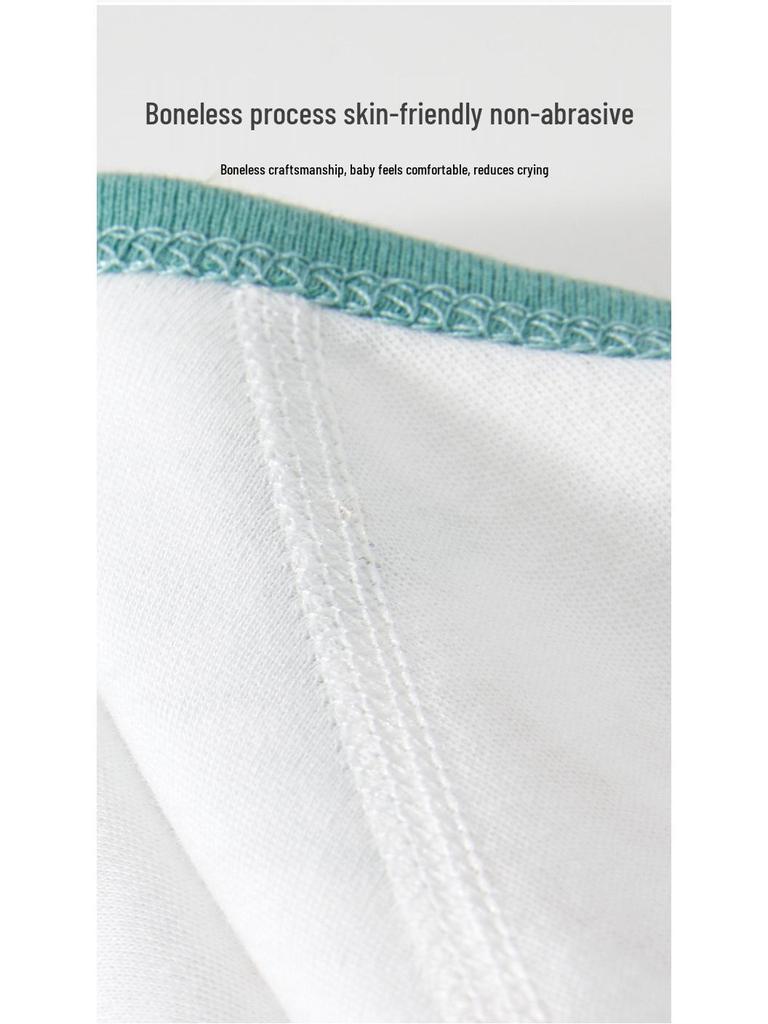 Newborn Baby Onesies: Spring & Autumn Pure Cotton Underwear for 0-3 Months