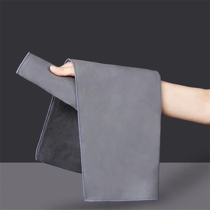 5pcs Double Sided Car Drying Towel Quick Dry Auto Home Cleaning Wash Cloth