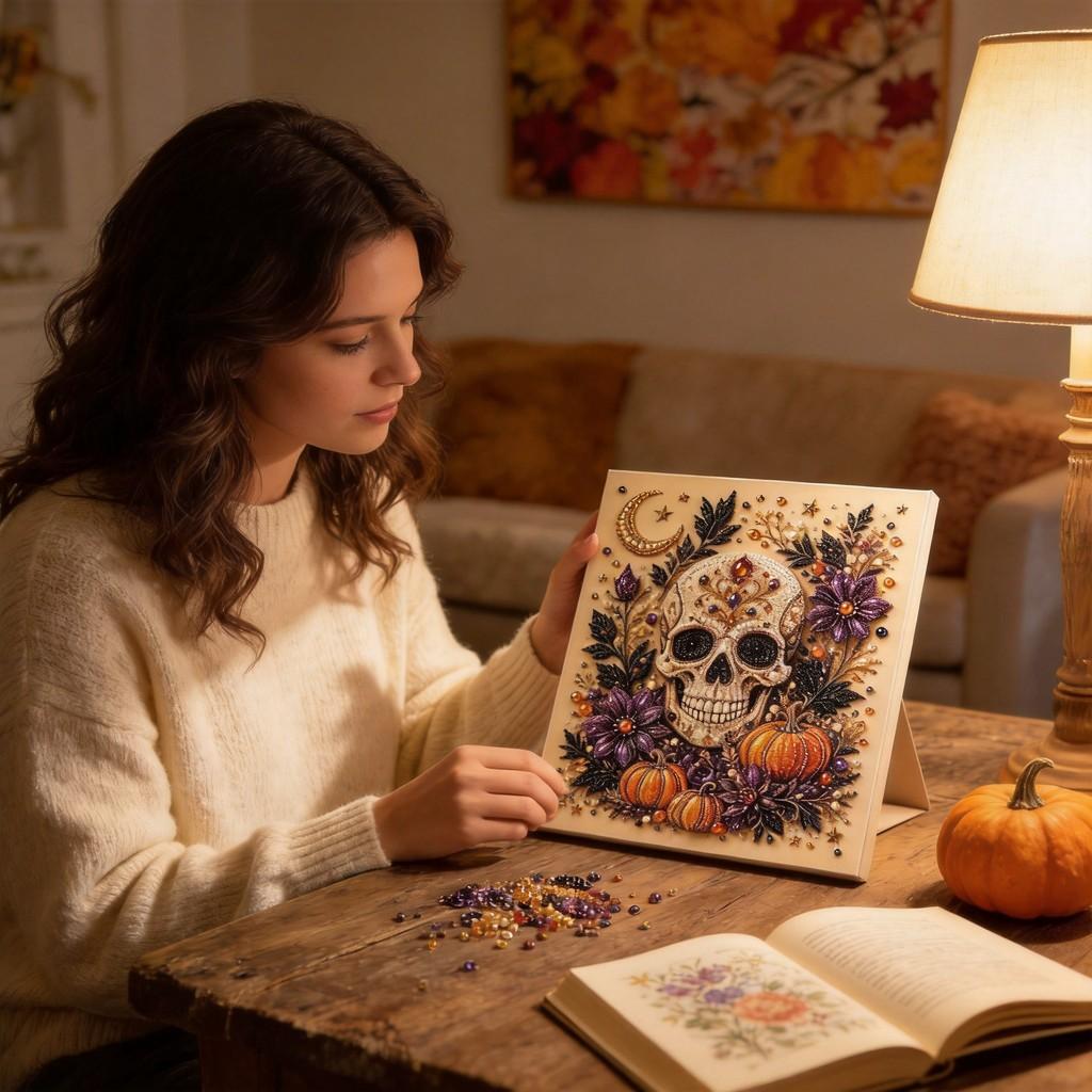 Ghost Pearl Art Diy Kit With Handmade Decorations For Home Decor And Gift Giving