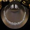 ASNORA Wunderschöner Zirkonia-Stein Choker Mode-Perlenhalskette für Damen Hochzeits-Braut-Schmuckset X0620