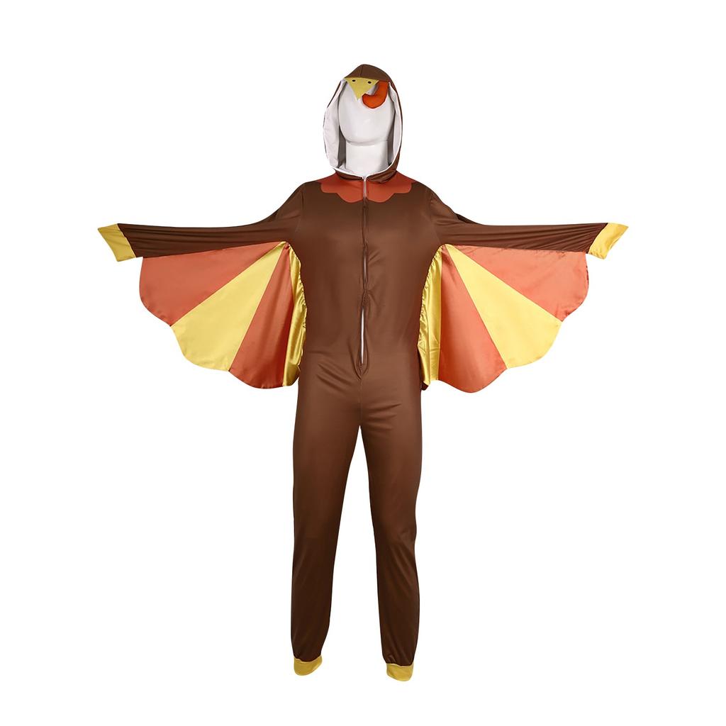 Halloween Animal Cosplay Turkey Jumpsuit Costume Role Playing Stage Performance Props Costume
