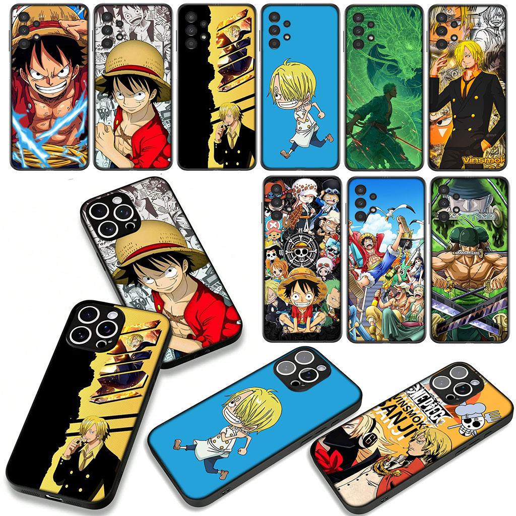 Cover for Xiaomi Redmi Note 14 12 13 ProPlus A4 A3 Pro Plus 12C 13C 14C 5G Phone Case Roronoa Zoro One Sanji Piece Luffy