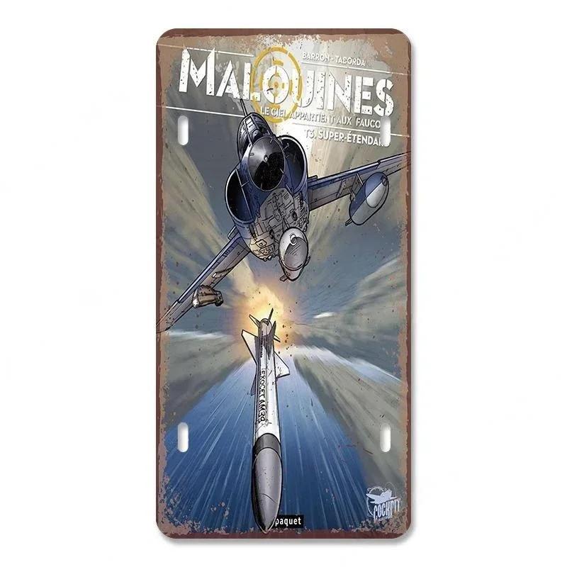Races Vintage Plate Air Metal Aluminum Signs Retro Top Gun Airplane Metal Poster For Man Cave Bar Home Garage Club Wall Decor