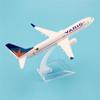 16cm Alloy Aircraft Model Brazil Boeing 737 Static Simulation Send Gift Collection Display Suitable For Table Decoration And