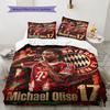 Ropa de cama con estampado de Michael Olise Decoración del hogar Regalo de cumpleaños (1 * funda nórdica + 2 * fundas de almohada, sin núcleo),artículos para fans.