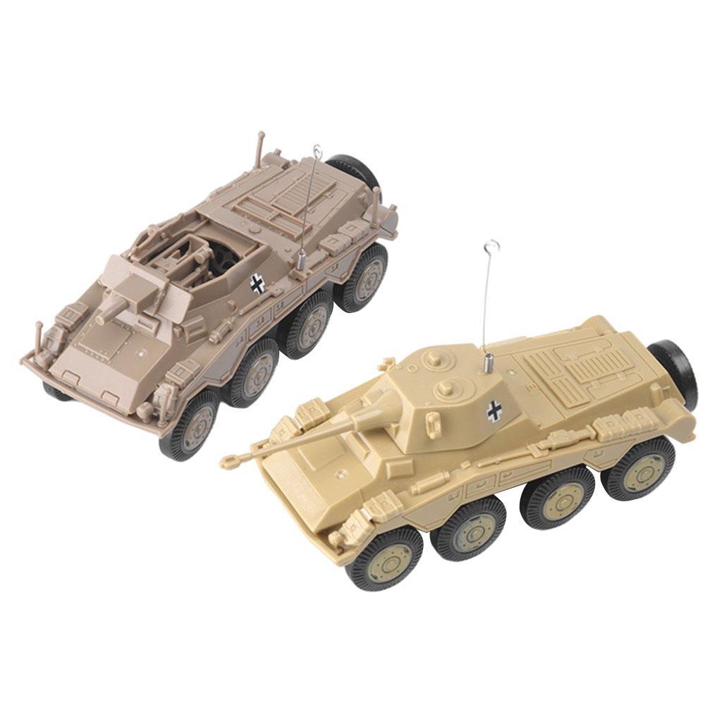 

2шт 4D модель 1:72 Бронированная разведывательная машина Play Обучающая игрушка