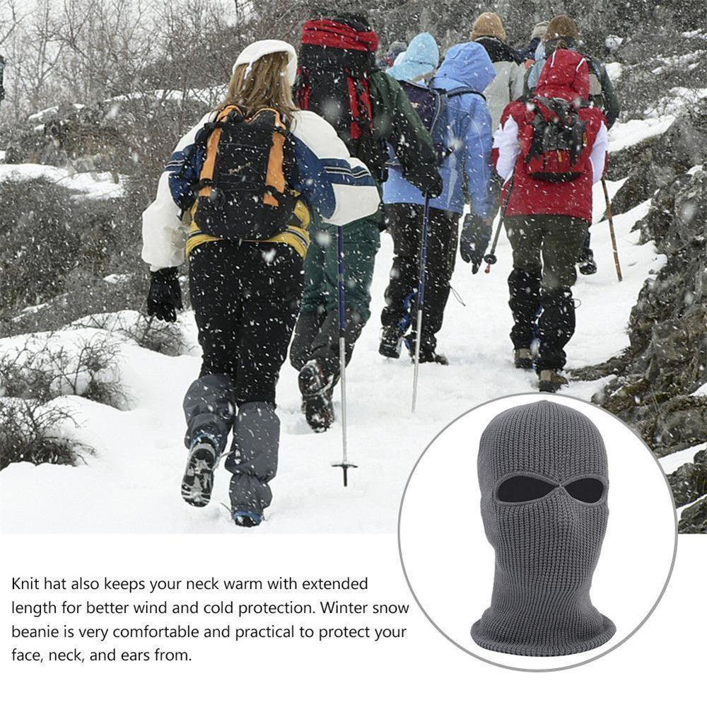 Fashion Women Men Motorbike Full Face Ski Hat Hat Balaclava Hood Winter Knit Cap