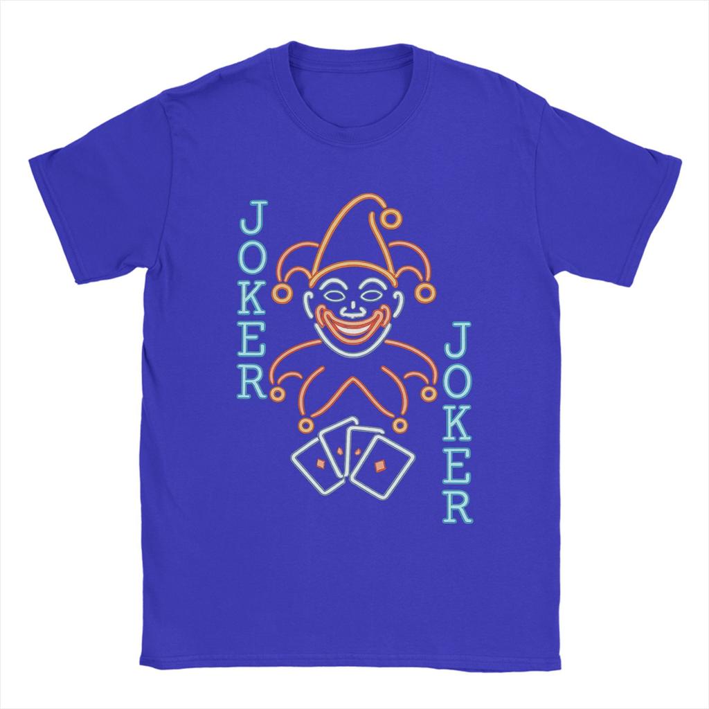 Men's Balatro Game Card Joker Roguelike T Shirts Clown 100% Cotton Clothes Novelty Short Sleeve Crew Neck Tees 4XL 5XL T-Shirts