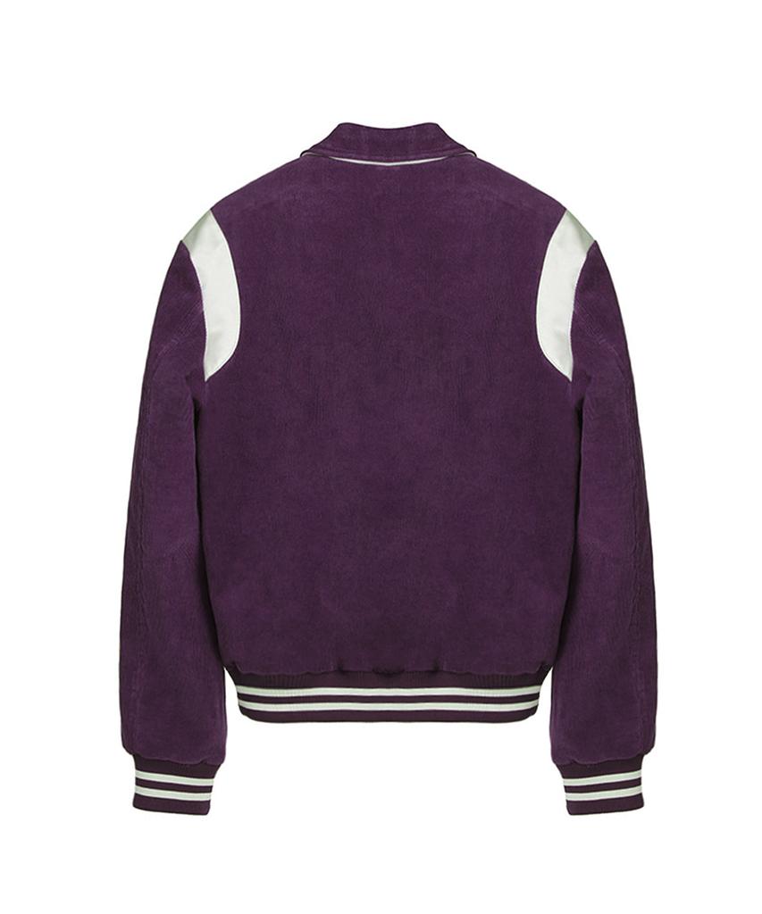 Rollingstudios Corduroy Varsity Jacket Purple