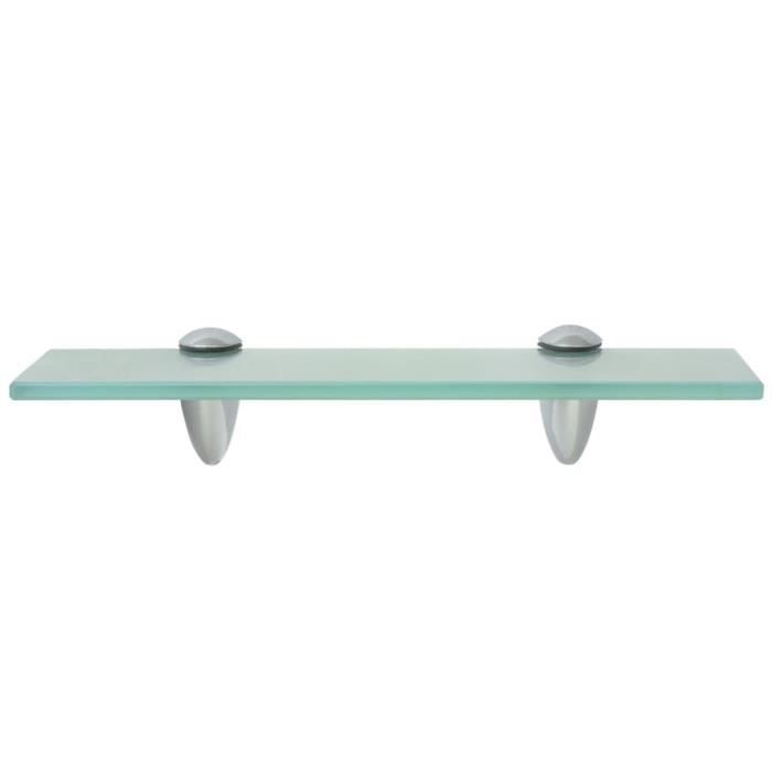 VidaXL Étagères murales 2 pcs Verre 30 x 10 cm 8 mm