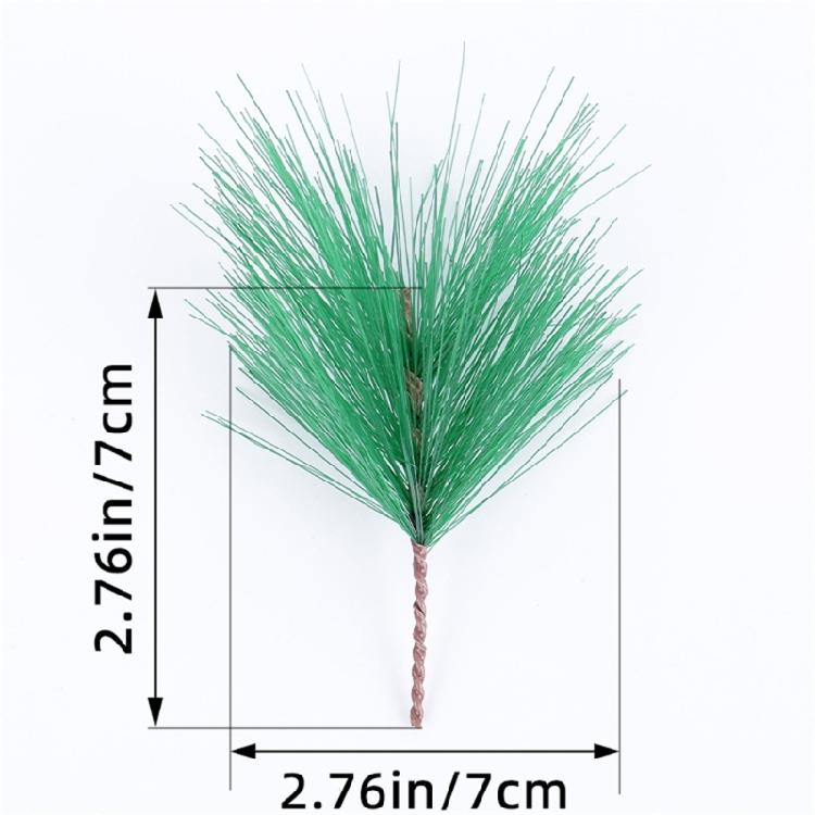 Künstlicher Kiefernnadelzweig Weihnachten Künstliches Grün Kiefernzweig Blatt