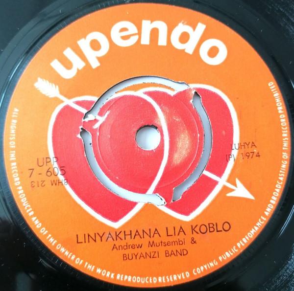 

7inch Record BUYANZI BAND Linyakhana Lia Koblo Nyola Tsidad UPP7605 UPENDO 1974 Kenya World Music Used