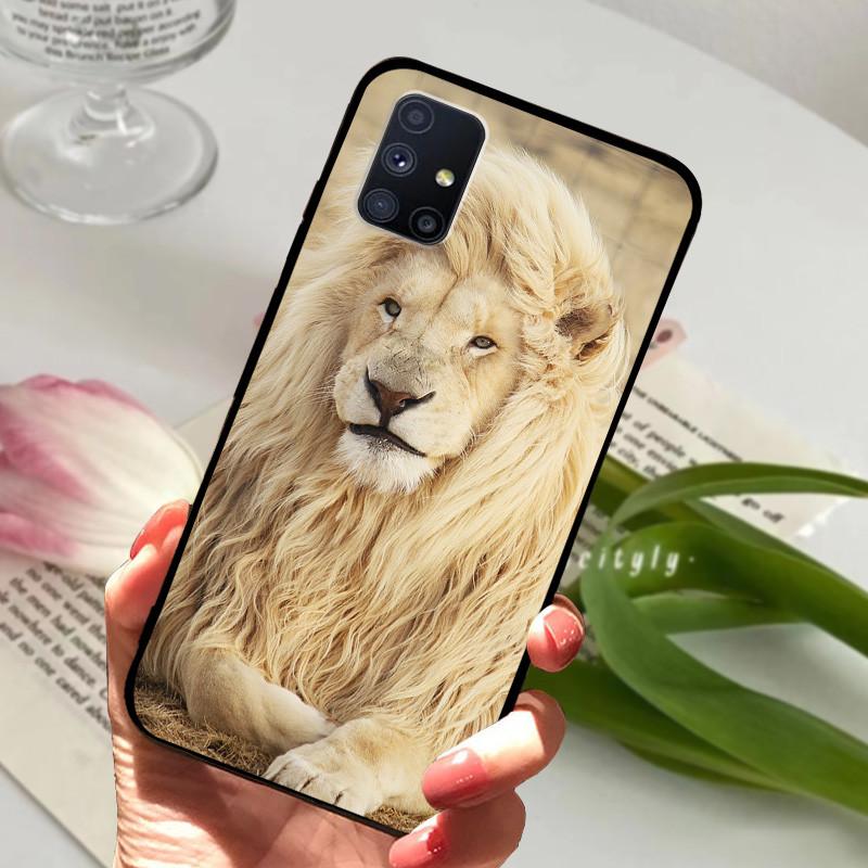 For Samsung Galaxy M51 Case Cover Soft TPU Animal Silicone Phone Case For Samsung A51 GalaxyM51 SM-M515F M 51 A 51 Fundas Bumper