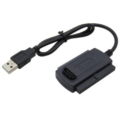 Câble adaptateur USB 2.0 - Multicolore - IDE/SATA - 2,5" et 3,5" - Plug & Play - Transfert de fichiers