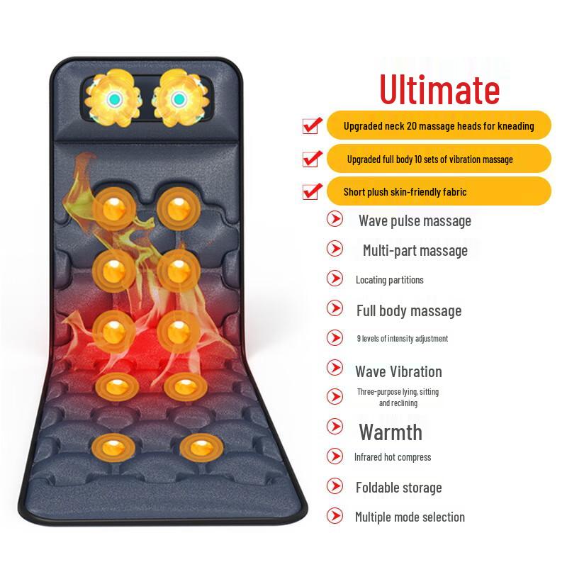 

Jiaxiu Smart Heating Full Body Massage Cushion with Neck and Lumbar Support