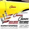New Car Styling 3D Metal Chrome Zinc Alloy Emblem Car Body Sticker Decal for Chevrolet SS Camaro Corvette Aveo Cruze Malibu Trax